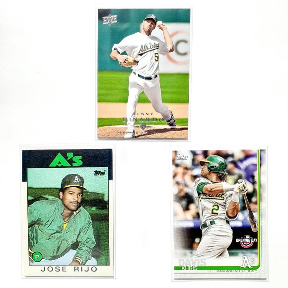 Oakland Athletics 9 Card Lot - BBL [20_2] - Picture 7 of 8